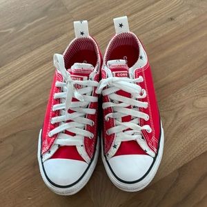 Converse all star size 3 big kid red white & blue Chuck Taylor